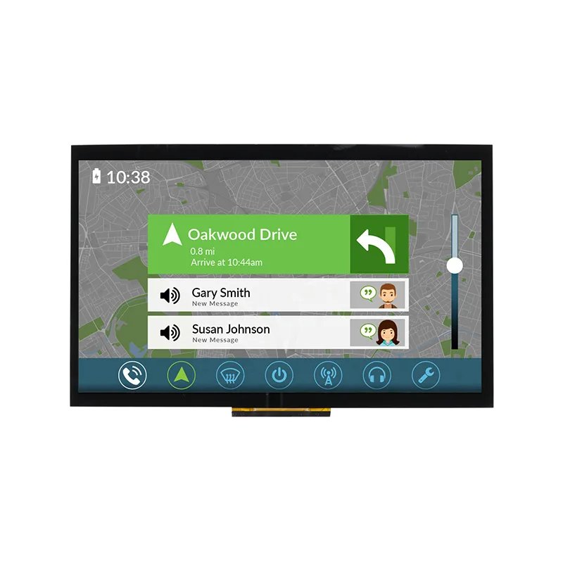 10.1 'နေရောင်ခြည်ဖတ်နိုင်သော TFT Capacitive Touch Screen Module