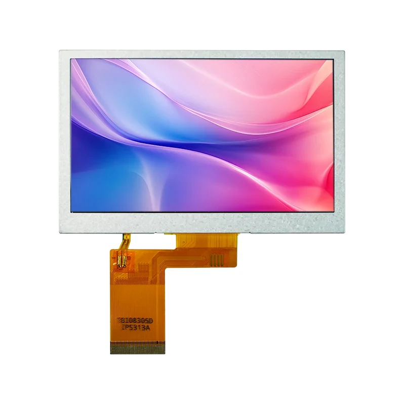 4.3 'ပုံမှန်အားဖြင့်အဖြူစတုရန်း TFT LCD Display Module